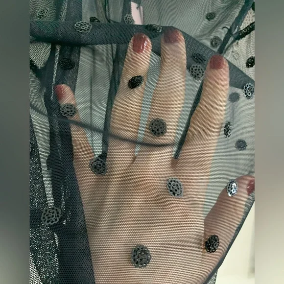 Victoria's Secret Black Sheer Bodysuit - Picture 4 of 5